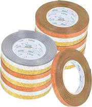 VALICLUD Iridescent Curling Ribbon Wide String Ribbons for Weddings Birthdays Christmas Craft Projects Each Easy to Use Versatile