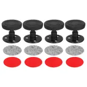 Headboard Stoppers, 4Pcs - Adjustable Bed Frame Anti-Shake (33-40mm, Black)