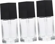 Minkissy 3pcs 30ml Square Empty Bottles Travel Toiletry Bottles Subpackaging Refillable Emulsion Pump Pump Design