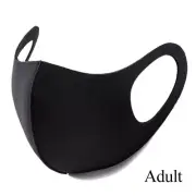 Black Unisex Face Mask Reusable Washable Cover Masks Men & Women USA