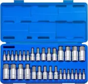 Master Hex Bit Socket Set, S2 Steel | 32-Piece Set SAE and Metric