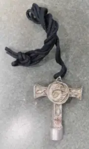 ProMark DK1 Wearable Drum Key Necklace - Pewter Celtic Cross
