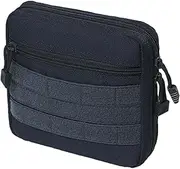 Camping Tool Storage Bag, Urgent Close Top Tool Bag, Reflective Two-Way Zipper Design Storage, Hiking, Outdoor Activities Pouch for Men & Women
