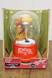 NEW - A Christmas Story Snow Globe - Plays Deck The Halls, Snows VIDEO Gemmy