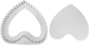 ASAKKURA Aluminum Baking Pan Heart Cake Mold Set Detachable Bottom Easy to Clean