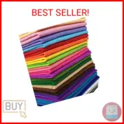 flic-flac 28pcs 12 x 12 inches (30cmx30cm) 1.4mm Thick Soft Felt Fabric Sheet As