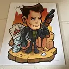 Bam Box Gamer Terminator Design by Denzell Draws 419/2500