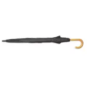 Jeff Banks 97x130cm Walker Rain/Sun Canopy Umbrella Shade Black w/Wooden Handle