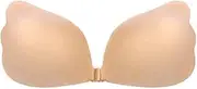 [MITALOO] Sticky Push Up Adhesive Invisible Backless Bra Magic Nipple Covers Strapless Bra