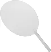 HAMPPLIES Round Heat Transfer Fan Small Foldable Hand Fan for DIY Crafts Wedding Graduation