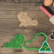 Tangled Chameleon Cookie Cutter and Embosser Stamp