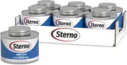 Sterno Fuel Cans - 6-Hour Burn, (6-Pack) Chafing Dish Can 6-Pack, Clear