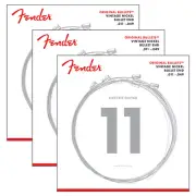 3 Sets Fender 3150M Original Bullets Pure Nickel Guitar Strings Medium 11-49