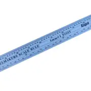 Expo Tools 74104 Model Makers Scale Ruler 4mm OO Gauge - Stainless Steel