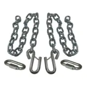 3/8" Safety Chains W/ Wire Latches And 1/4" Quick Links (SCWL1-K)