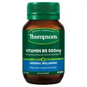 Thompsons Vitamin B5 500mg 60 Tablets