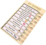 TEHAUX Planner Board 1 Set Toy Boys and Girls Chart Daily Task Organizer Educational Toy Behavior Chart for Home