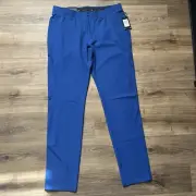 Under Armour Drive Tapered Pants Men's 38 X 36 Blue Mirage Golf Stretch NWT