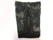 --SMALL -- And1 Mens Basketball Gym Workout Shorts Adjustable Waist Green