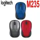 Logitech 羅技 M235n 無線滑鼠(灰/紅/藍)