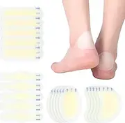 20Pcs Blister Pads, 4 Size Blister Bandages, Soft Comfortable Blister Gel Guard, Translucent Hydrocolloid Seal Adhesive Bandages for Fingers Toes Forefoot Heel Blister Prevention