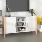 Sideboard White 107x38x60 cm Engineered Wood vidaXL