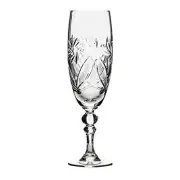 Elegant Russian Cut Crystal Glassware for Hosting Events - 7 oz Goblet, Set of 6
