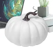 Decorative Pumpkins | Farmhouse Rustic Pumpkin Decor | Fall Pumpkin Decor, Fake Artificial Pumpkins Harvest Faux Foam Pumpkins for Autumn Halloween Thanksgiving Decoration