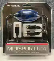 Brand New M-Audio MIDIsport UNO 1-in/1-out USB MIDI Interface 16 MIDI Channels