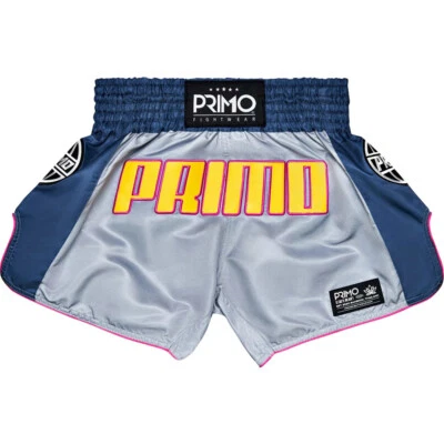 Primo Trinity Series Grey/Blueish Grey Muay Thai Shorts