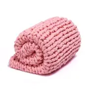 Onkaparinga Knitted Weight Blanket, 6kg (Peach)