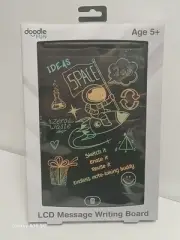 Message Writing Board LCD Doodle FUN With One Touch Erase And Lock Reusable