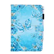 Crystal Butterfly Pattern Horizontal Flip Leather Case For Ipad Mini 4 and 3 and 2 and 1 With Holder and Card Slot and Wallet