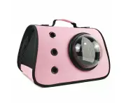 Portable Space Capsule Dog Carrier Pink - Pink