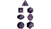DUNGEONS & DRAGONS CHX25317 PURPLE BLK W/ GOLD DICE SET
