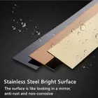 Mirror Edge Banding Mirror Moulding Trim Decor Strip Background Black Gold