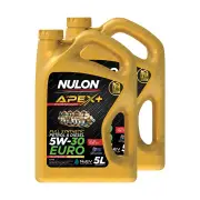 2 x Nulon APEX+ Full SYN 5W-30 EURO Engine Oil 5L APX5W30C3-5 Ref EURO5W30-5