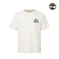 在飛比找PChome24h購物優惠-Timberland 中性復古白徽章圖案短袖T恤|A6EC9