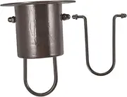 1 Set Rain Chain Hook Rain Chain Drain Adapter Iron Rain Chain Supplies Rain Chain Drainer Installation Adapters Professional Rain Chain Gutter Adapter Rain Chain Drainer Adapters