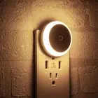 LED Night Lights Plug into Wall, Dusk to Dawn Sensor, Warm Hue, Plug in Night Li