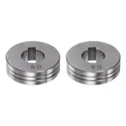 2pcs U Groove 0.03"-0.04" Mig Welder Wire Feed Drive Roller 36x15x11x5mm