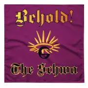 "Behold the Schwa" Bandana Linguistics Phonology Font Vowels Syntax ə