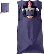 Azarxis Sleeping Bag Liner, Adult Sleep Sack Travel Sheets for Hotel Lightweight Portable Single & Double Camping Sheets for Backpacking