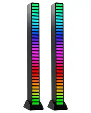 KENRO Pack of 2 Sound Activated Multi-Color Light Bars