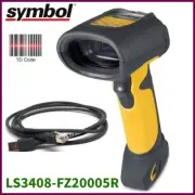 Symbol LS3408-FZ20005R 1D USB Rugged Handheld Barcode Scanner with USB Cable