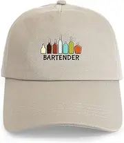 [CafePress] Bartender Bottles Adjustable Baseball Cap