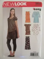 New Look Pattern 0624 Ladies Blouse 6-16 Uncut Easy Tank Tunic Shirt