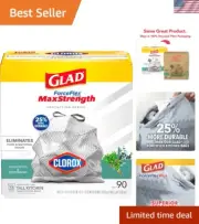 Trash Bags, Tall Kitchen Garbage Bags ForceFlexPlus with Clorox, 13 Gallon, E...