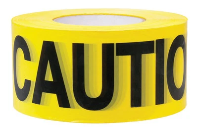 C.H. Hanson Sub-Zero 1000 ft. L x 3 in. W Plastic Caution Barricade Tape