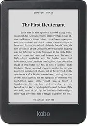 Kobo Clara BW eReader 6” Glare-Free Touchscreen with ComfortLight PRO, Dark Mode Option, Audiobooks, Waterproof, 16GB of Storage, Black